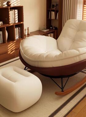 发企摇蜗椅懒人蛋WIH壳沙躺椅成人客厅牛阳台单人家鹅用休闲卧室