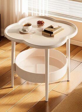 床头柜家简约用CRO客厅置物架室床头卧置物架奶油风几边居家茶几