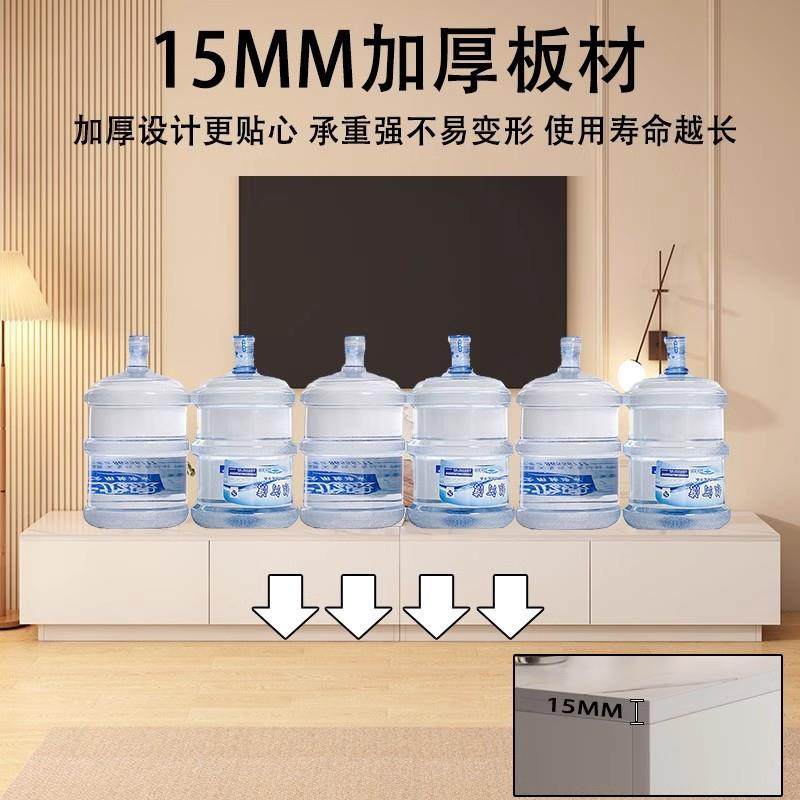 用电视柜客厅家详情问客组现代约小户型简落地收纳储物一体茶几电