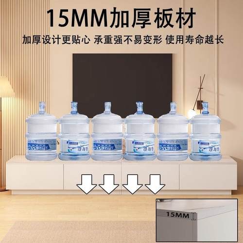 用电视柜客厅家详情问客组现代约小户型简落地收纳储物一体茶几电