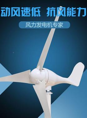 H风Y-S型100机HY-100Sw200w300w400wv12/24v风力发电家用220v路灯