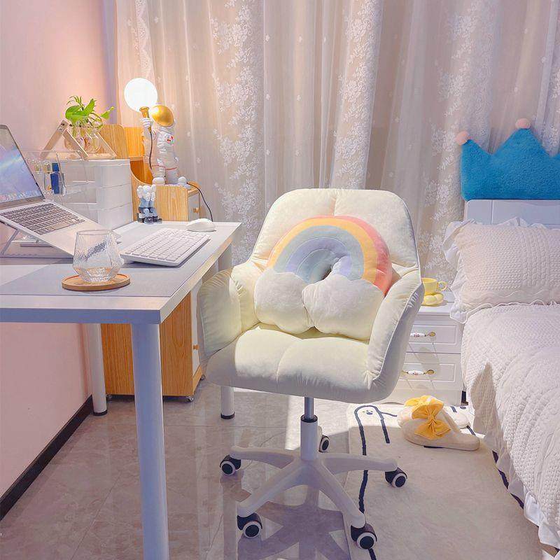 电椅家用椅子卧室女生凳可爱舍升降写字书桌脑子学习QMF久宿坐化