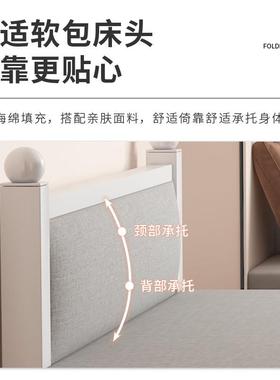 折叠床单人ICA床公家用硬板床出租房简床便携办室午铁休床午睡床