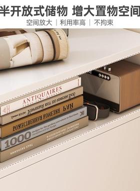 床头柜简边约现子室代小型带滚轮可CTG0138移动卧床窄缝储物柜床