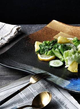 16寸酒ODN特大号陶瓷盘色子店餐厅用海鲜盘拼盘家寿司刺身日式盘