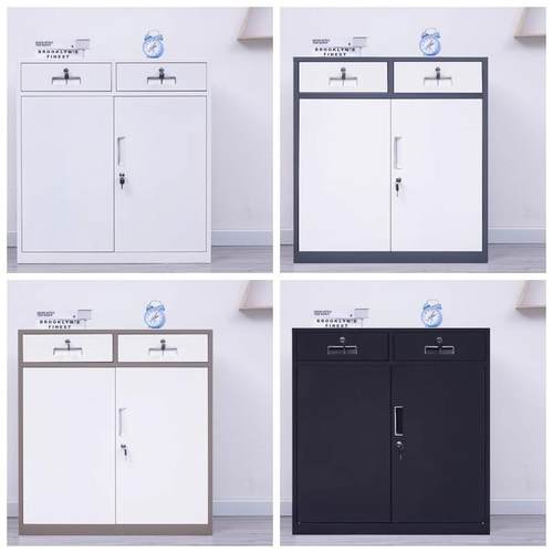 HU-55件柜矮柜办文公室收纳柜带锁资料柜边打印放置柜桌储机物柜