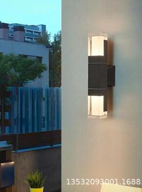 led户外墙灯壁双头防水外WJD-BD10楼灯简约款庭院花园梯外墙上下