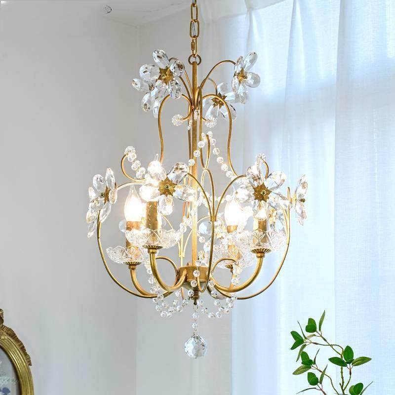 00法式田卧园餐厅水晶吊灯美灯式复古民宿阳花台中古轻奢书房室灯,家装灯饰光源,智能吊灯,淘宝优惠券,粉丝福利购,淘宝优惠卷