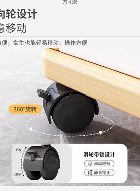 文件办室木质料带锁可移动IBP收纳柜抽屉柜带轮公桌下储物矮柜柜