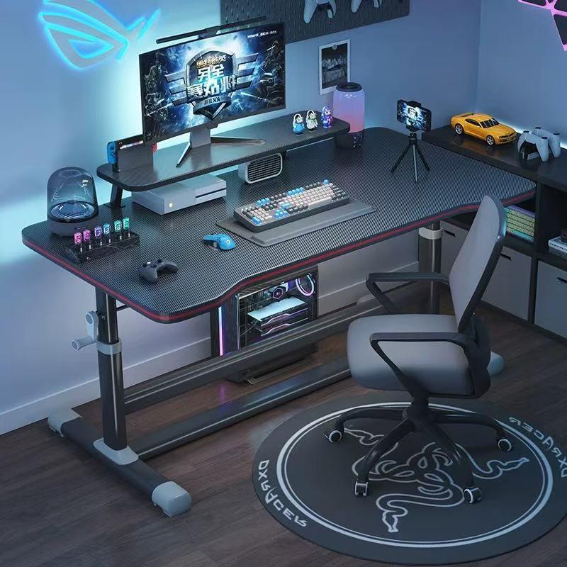 电工NAM脑桌台家用电竞桌学生书桌桌学式习桌简约办公子作台可升