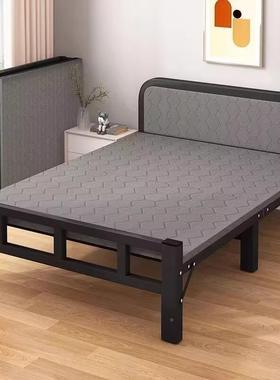 折叠床单床家用成简易办公室陪护午人QMA休午睡木板床租房屋出人