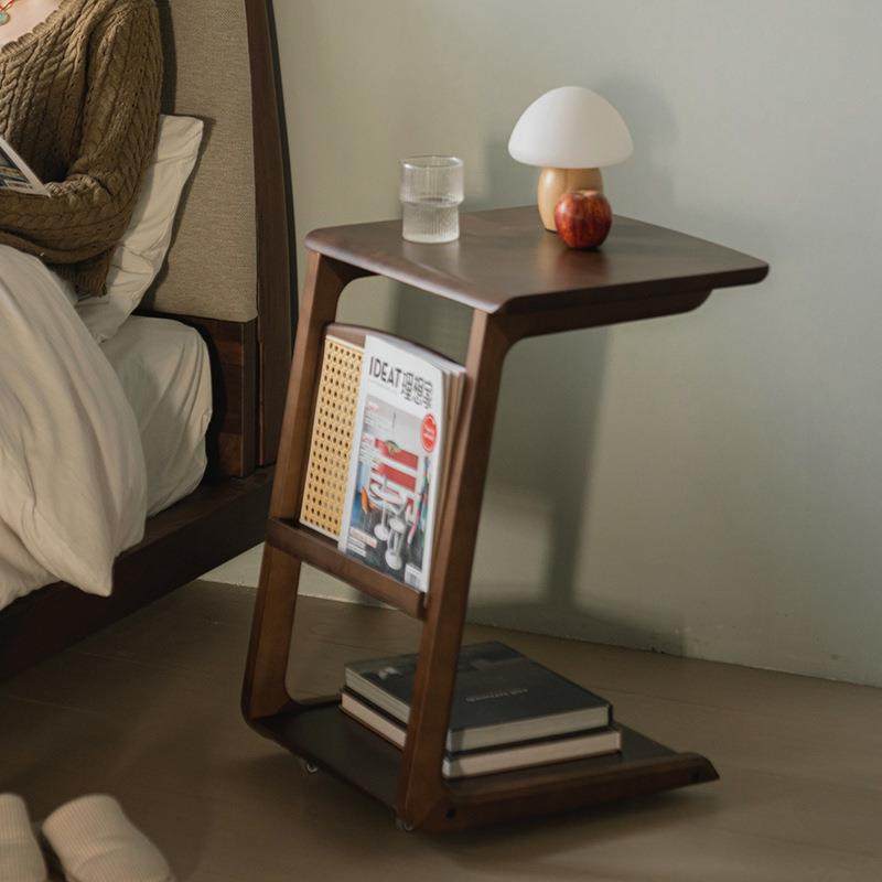 实木边几小茶几床边桌子沙发藤编小户型方茶桌日式角几C型樱桃木,电子元器件市场,其它元器件,淘宝优惠券,粉丝福利购,淘宝优惠卷