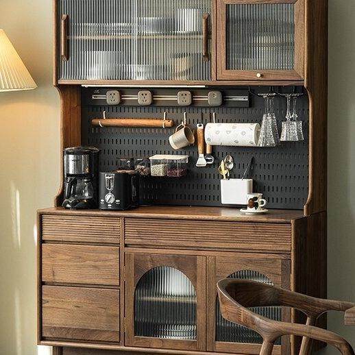 北欧实木餐边柜洞洞板黑胡桃木轻奢简约日式茶水柜一体高柜超薄,玩具/童车/益智/积木/模型,毛绒/玩偶/公仔/布艺类玩具,淘宝优惠券,粉丝福利购,淘宝优惠卷