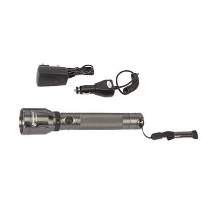 钢盾工具3W高强度铝合金充电LED手电筒S030010带车充