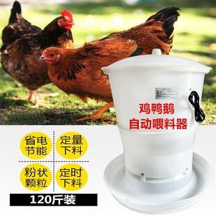 养鸡槽机场喂料养殖场自动喂料器鸡鸭鸽自由采食家GBC禽养殖鹅采