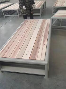 所床拘留床具劳架所监室教床21单层钢制单人铁床看守所床床钢制床