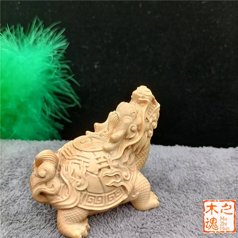 小叶黄杨木雕刻文玩随身手把件手把玩龙龟茶宠汽车小摆件工艺品