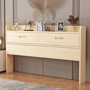 头实简可约米式 床头板419靠木单买双欧人床背板榻榻米订经济型