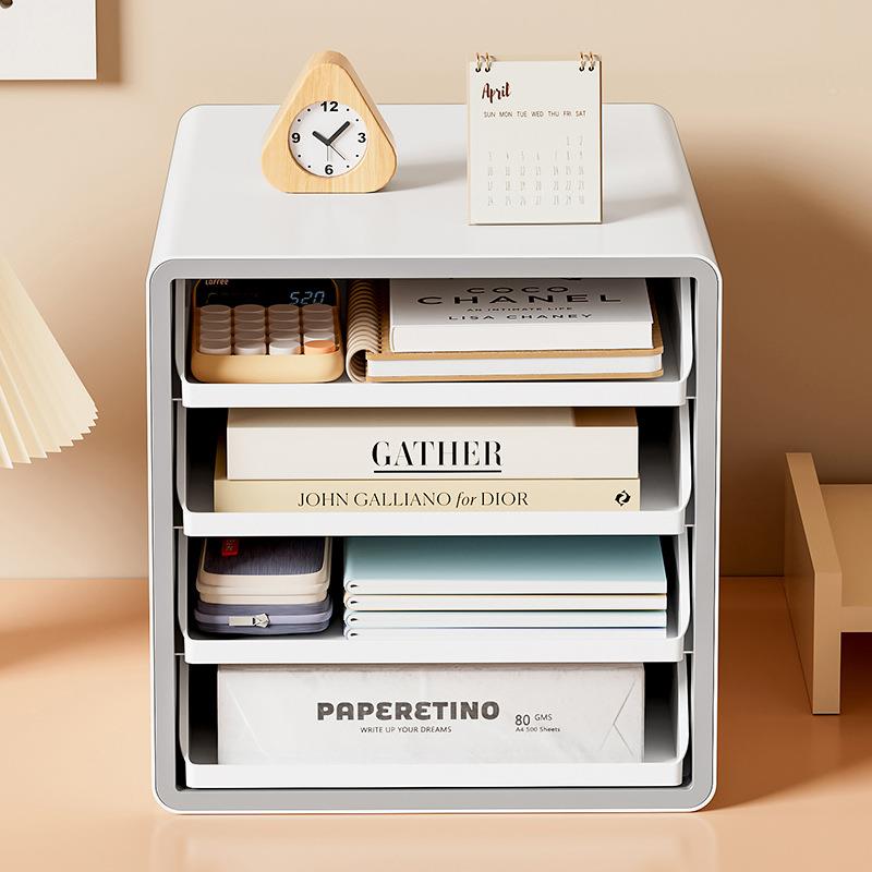 桌办公室面开放理JW35系列式多层文件整架A4文件分层抽屉纳盒文收