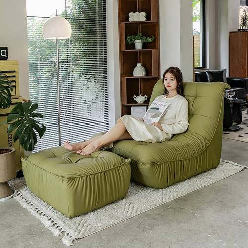 懒人躺椅沙发户型阳台厅发网红可小躺975可客睡蜂窝毛毛虫沙休闲