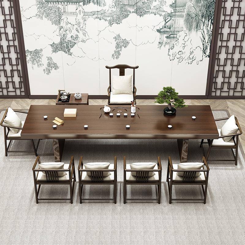 木实茶桌组合台一整套茶几客厅2024新椅SQD款茶家用办公室泡茶