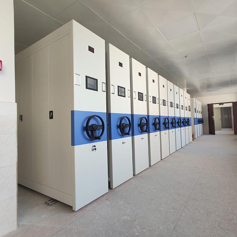 密集档案室架智能电动财凭证资料动文件柜书架手摇轨道务移密ZY-K