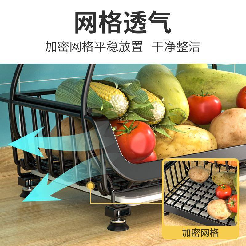 厨房菜篮子置物MC-L-200落架徐蔬菜家用地多层多功能放菜架子蔬收