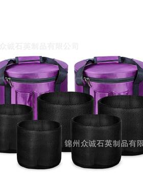 -1寸可选440hz或者432hz水晶2钵套装配套钵包手6钵提TBQ袋钵包