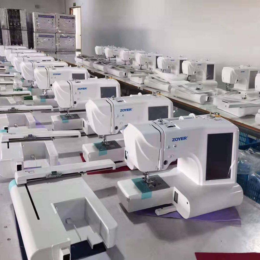 756电花机触摸屏家用缝纫机全自脑动缝绣刺一体小型绣机跨境简绣