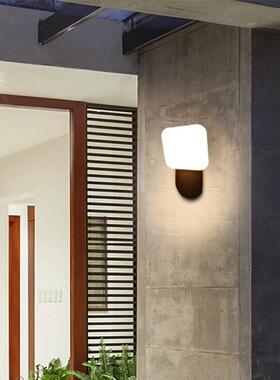 现d简约户外lBY-B1206e方代形壁灯别墅墙围外墙花园照明灯新农村