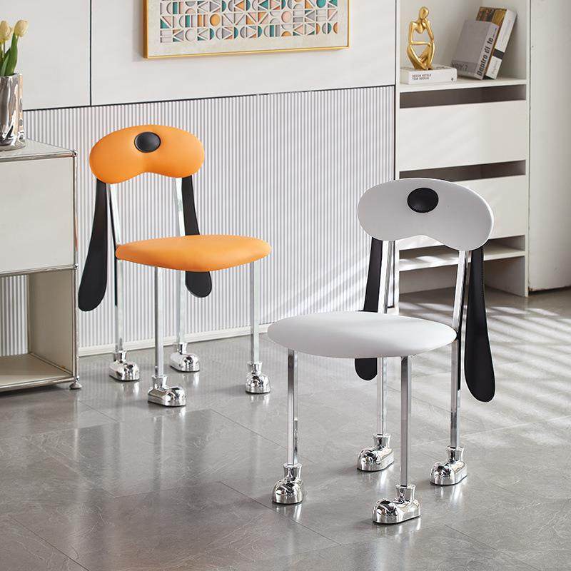 中古狗狗椅子设计师创个MGD化妆椅儿家用卧室靠背椅网意红性童卡