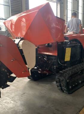 35HER理马力小能型履带旋耕回机遥控智果园管机农用大棚旋耕填起