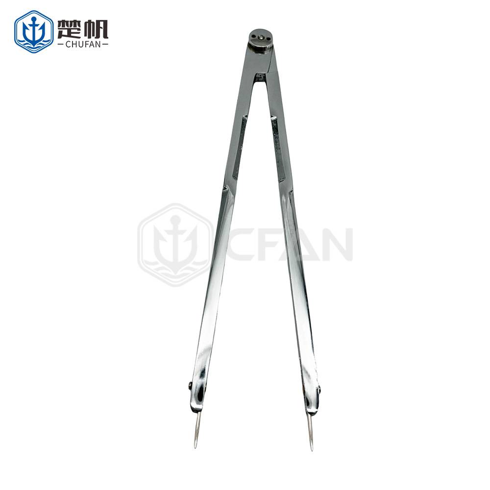 海图分规TFG-180型圆规全铜船用航海海图作业大分规两脚规划规