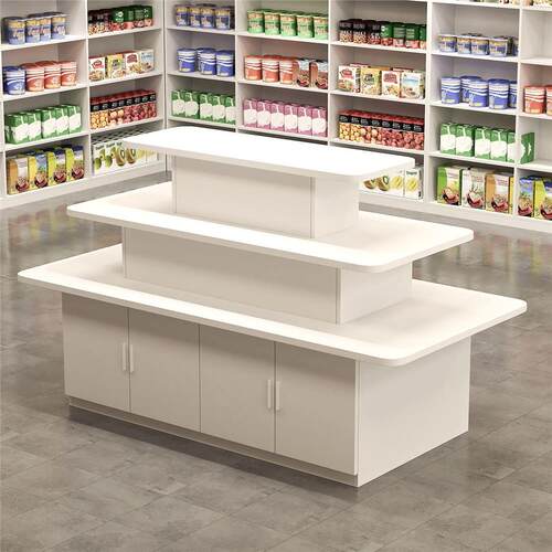 中岛展示台化妆品柜文具