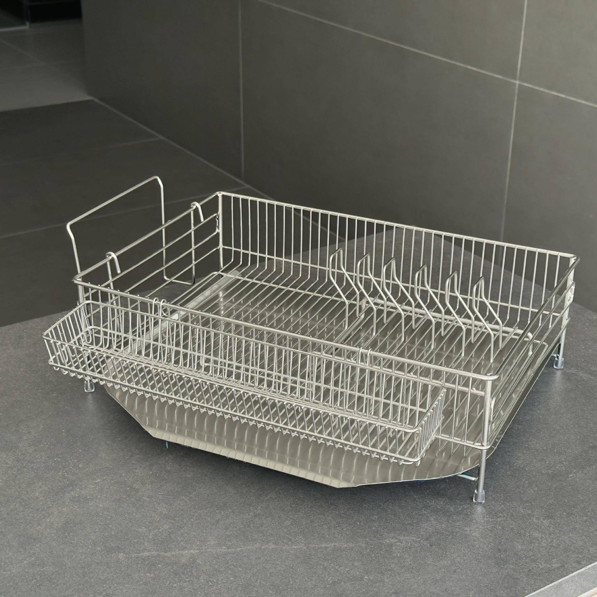 厂单层新款沥水碗架不锈钢04韩家用3家厨房收碟纳jhc-FA45架碗架