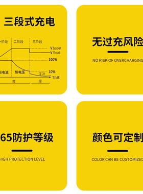 12V锂电池充电器12.6V10A12V8A5.2JKIV6A25.V7A2电动2车充电器