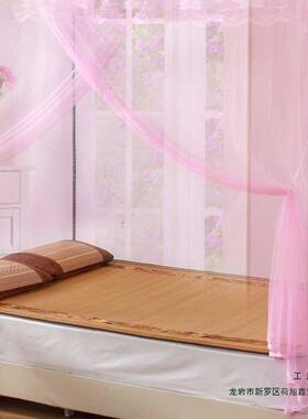 定做开门蚊帐单单F96M8MH9人家主用1.5米1.m床落地纹帐1.82公风加