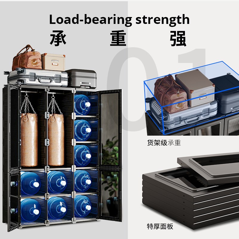 一体式折叠免安装衣柜2025新款爆款家用卧室简易出租房Z用衣橱柜