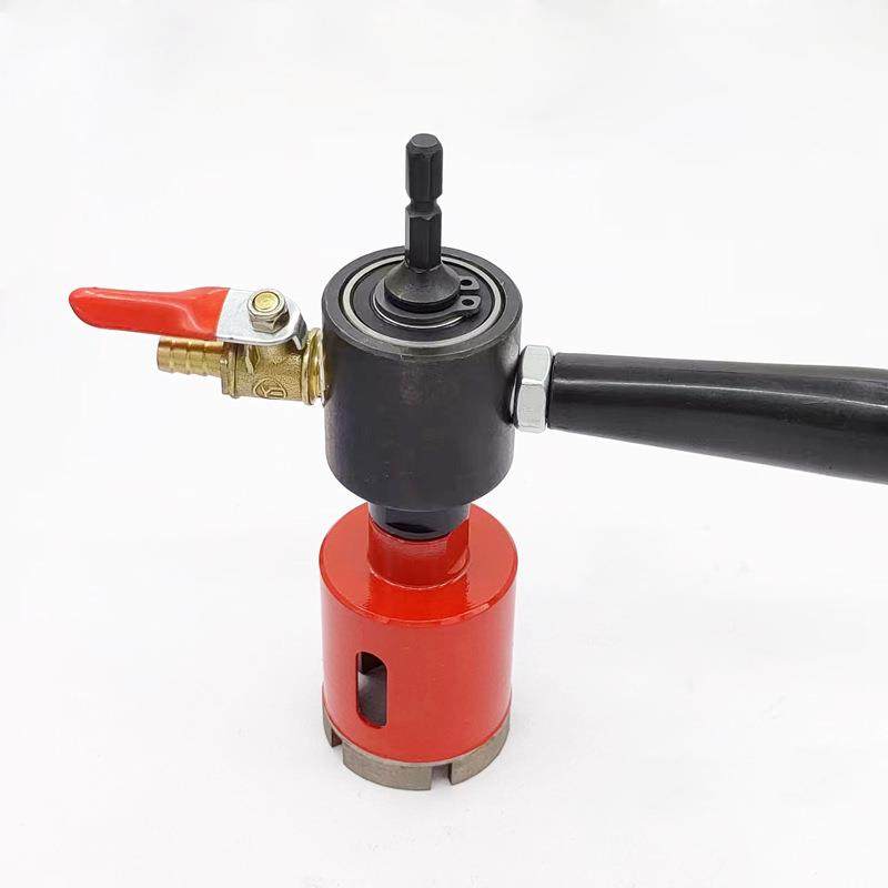 手电钻4钻起子机注水理器转换头搭配M10M1大石开孔器钻861瓷砖加