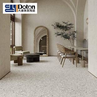 板哑光水磨石瓷砖60x12000客厅防滑灰地砖工达标装 民宿连锁酒店色