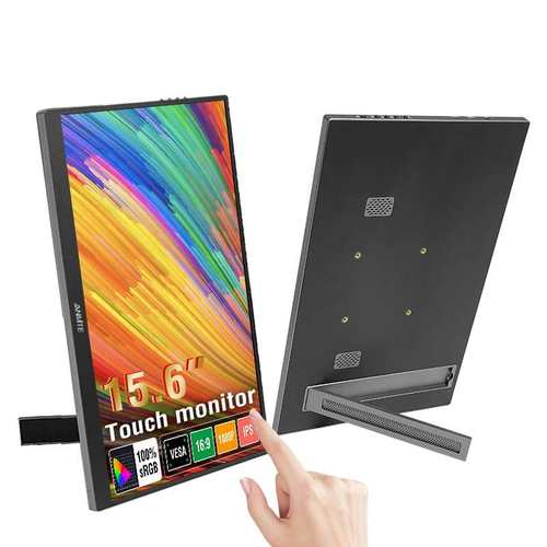 Anmite15.6英寸IPS便携式显示器笔记本扩展屏外接显示屏股票程序