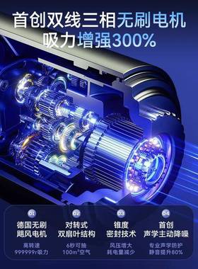 车吸尘器车无线充用电汽车家用大吸力功率AYR载小型手持你迷车内