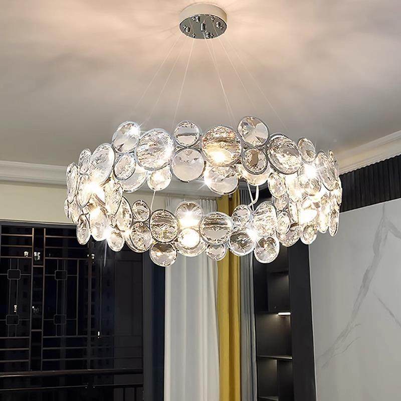 382轻吊灯客厅水晶代简约大气2025年师新现款主卧室设计款泡泡灯,家装灯饰光源,智能吊灯,淘宝优惠券,粉丝福利购,淘宝优惠卷