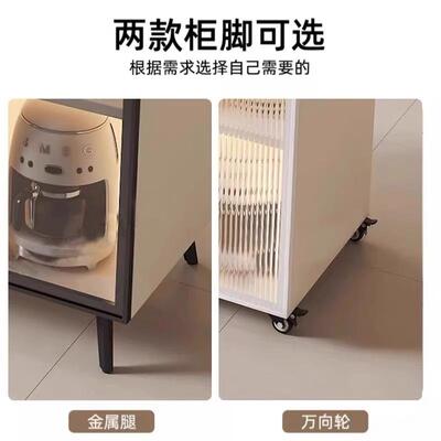 岩板餐边柜置物柜多功能厨移VPL切菜桌操多作台层小岛台可动房储物柜