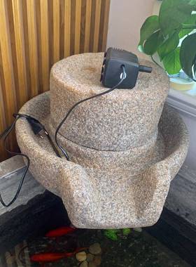 人布造磨盘F5M67HMM假石山流水摆院件循环水景观庭院花园置造景民