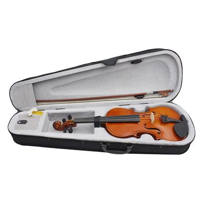 普及小提琴童4/4自色椴木实木AV-105提琴学生小儿初学者成然人演