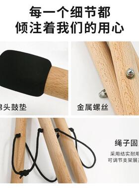 CKV碟鼓架专业级ha支ndpa手n碟鼓架子便携式谱架手演奏镲架灵鼓架