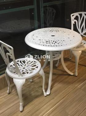 外桌椅式庭院欧铸铝户三五件套露台露天室外花园铁具艺家阳94192