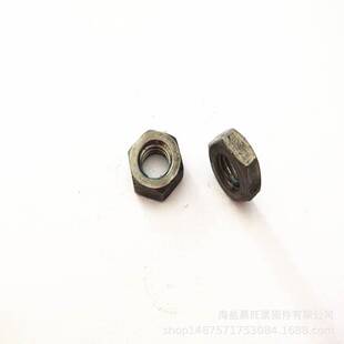 六角螺母 GB52M14*1.5细牙螺母 蓝白锌对边22 厚度10.3-11