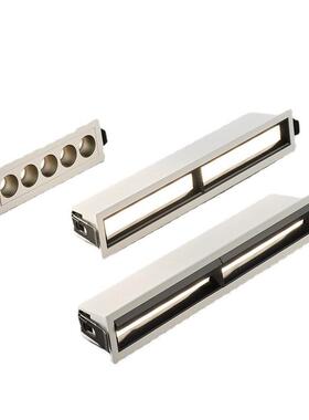 嵌入式智能格灯天花栅长条形偏光灯调泛光灯无hy-gs-01调光极色护